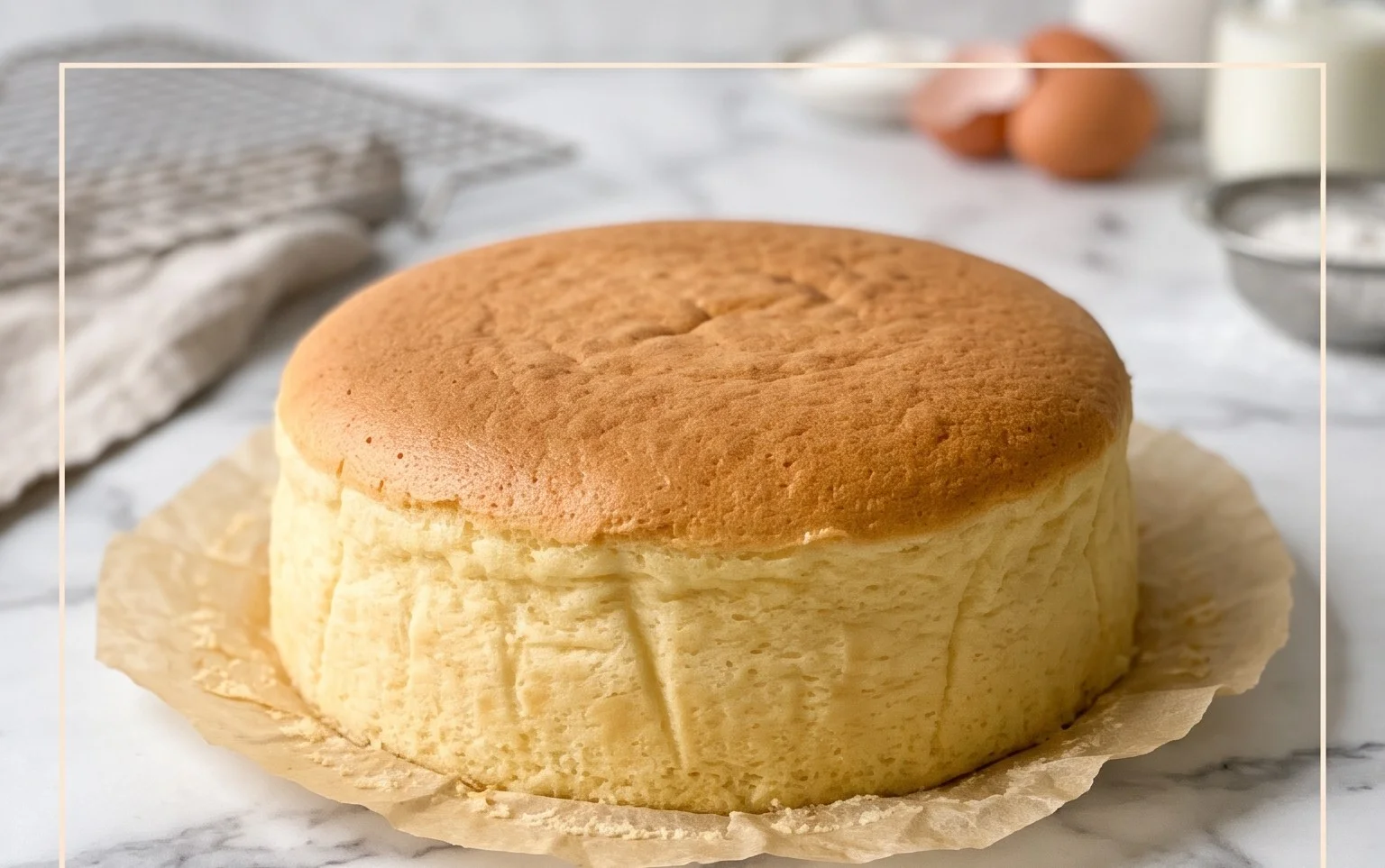 Japanse Cotton Cheesecake: Zacht en luchtig